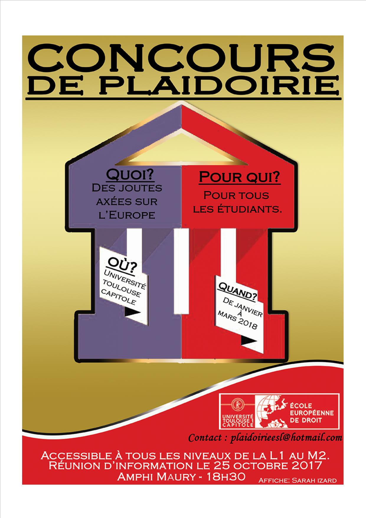 Concours plaidoiries 2017-2018